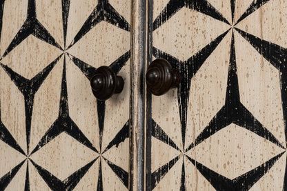 Marrakesh Black Painted Cabinet