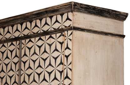 Marrakesh Black Painted Cabinet