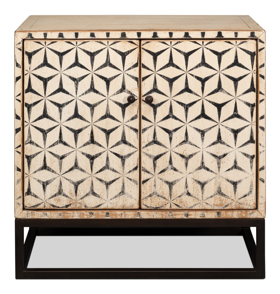 Marrakesh Black Painted Sideboard