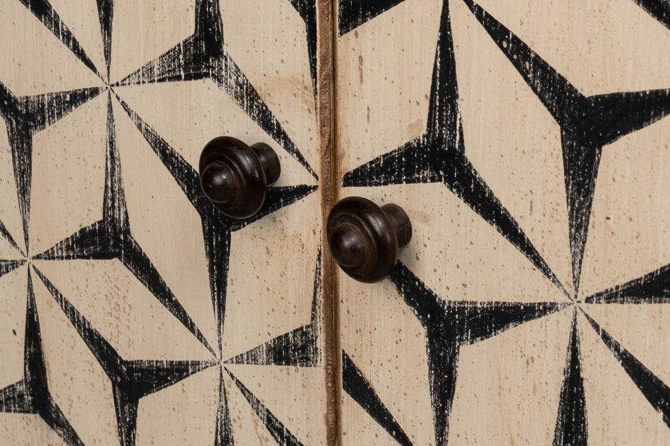 Marrakesh Black Painted Sideboard