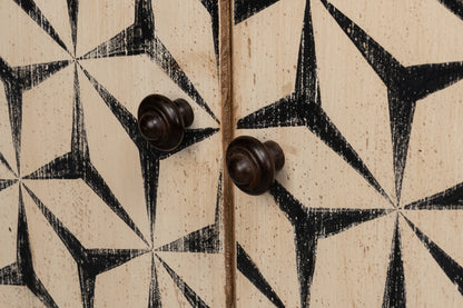 Marrakesh Black Painted Sideboard