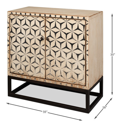 Marrakesh Black Painted Sideboard