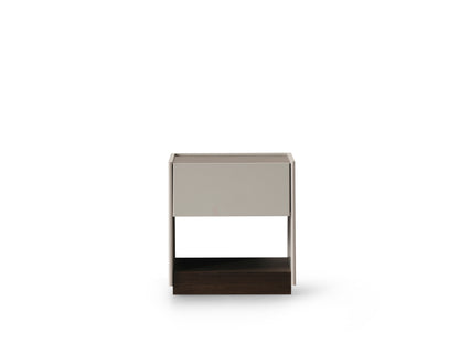 Raphael Nightstand, Matte Light Gray