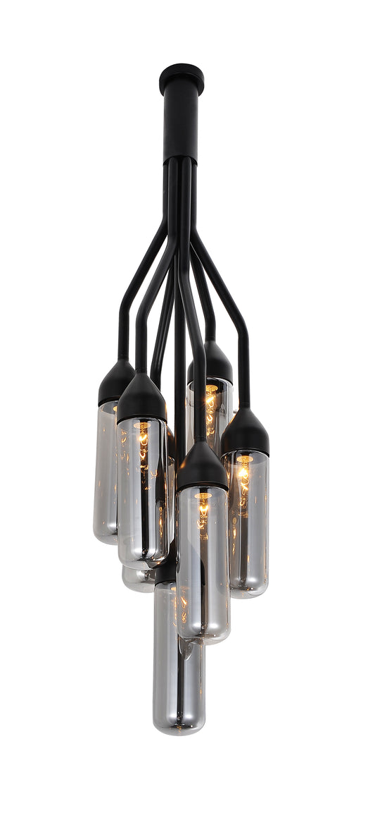 Darsie Modern Pendant Lamp - Matte Black