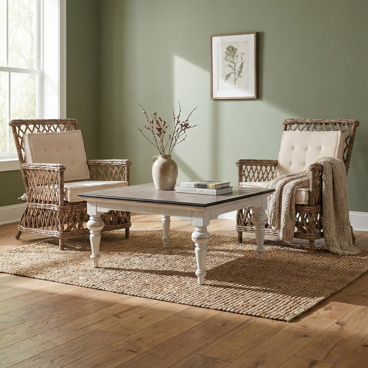 Provence Accent Square Coffee Table