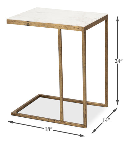 Patsy Side Table, White