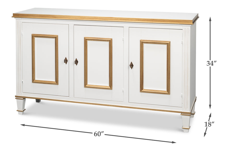 Louis Xvi Buffet Cotina White