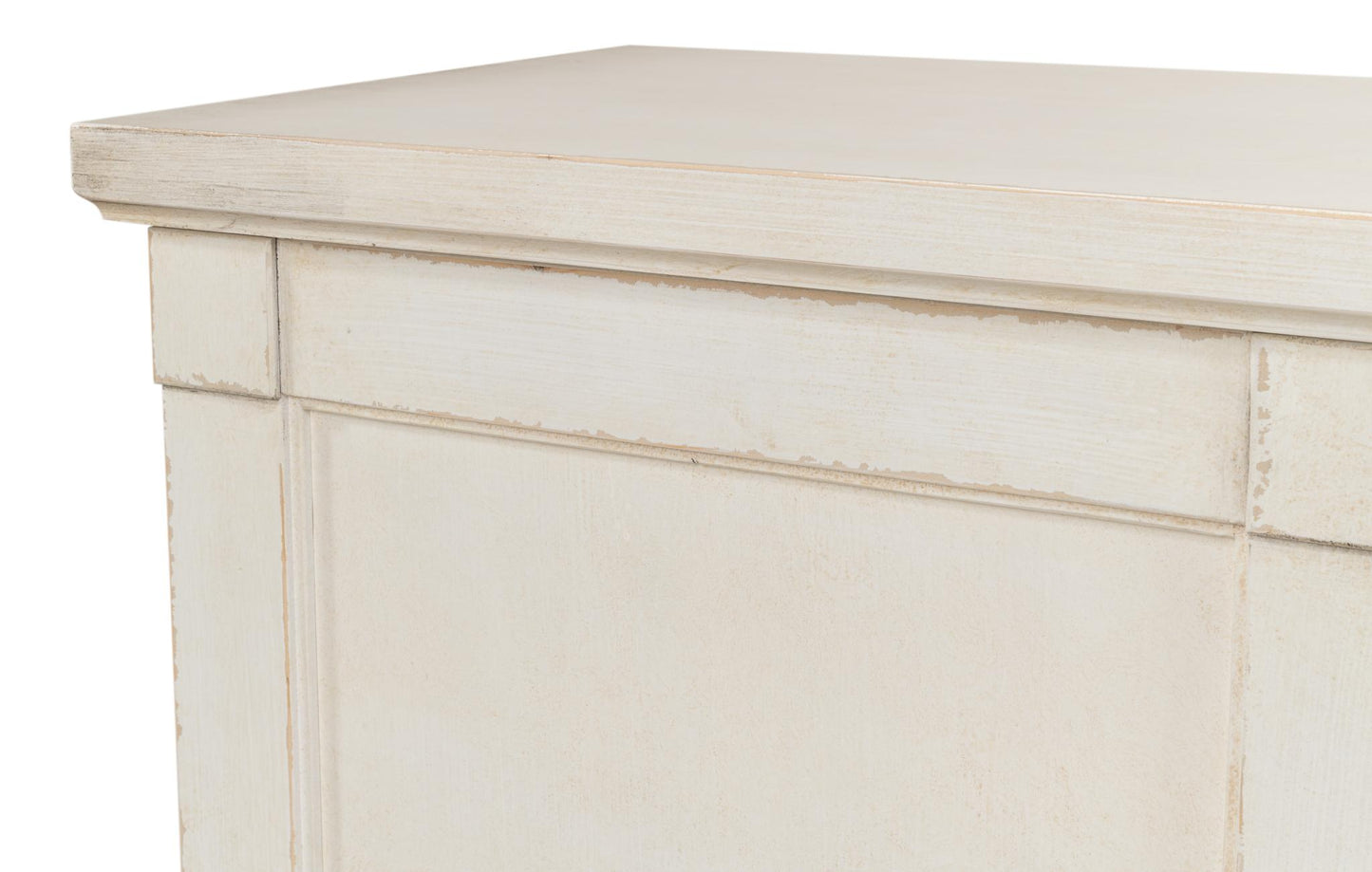 Lionisio Buffet 75" Stucco White - Wood Doors