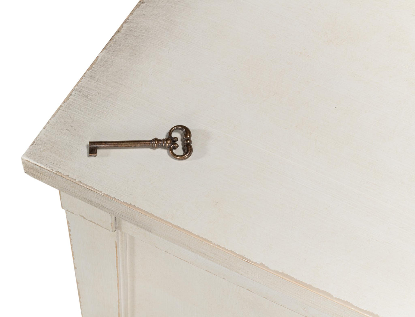 Lionisio Buffet 75" Stucco White - Wood Doors