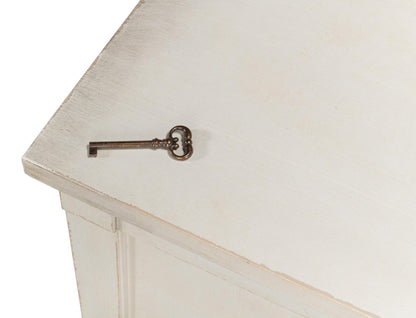 Lionisio Buffet 75" Stucco White - Wood Doors