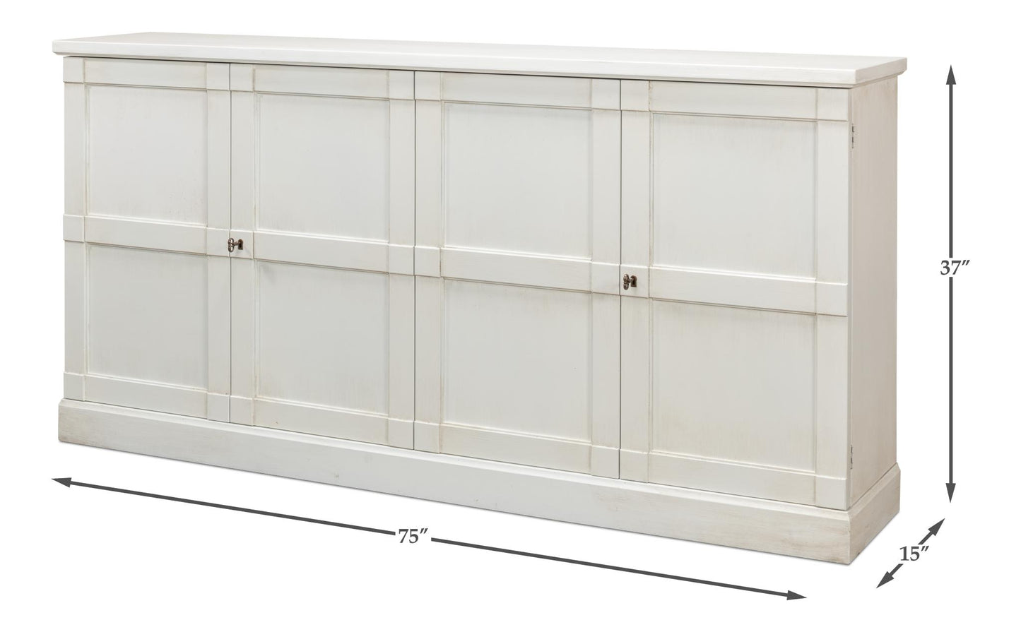 Lionisio Buffet 7500 Cortina White Wood Doors