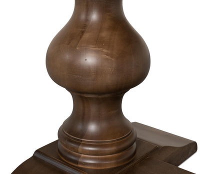 Lionisio Trestle Table, Driftwood Finish