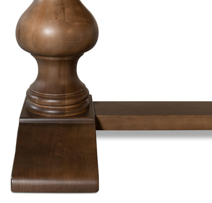 Lionisio Trestle Table, Driftwood Finish