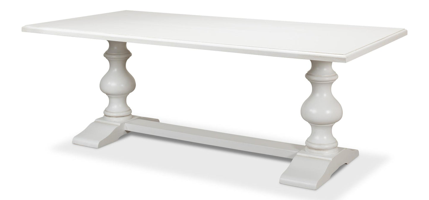 Lionisio Trestle Table, Cortina White
