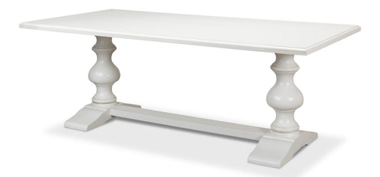 Lionisio Trestle Table, Cortina White