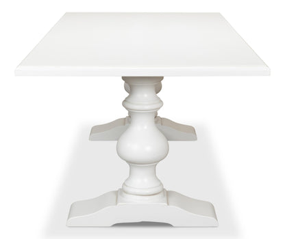 Lionisio Trestle Table, Cortina White