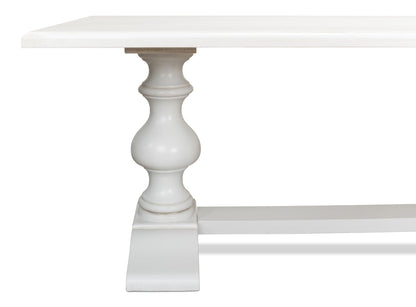Lionisio Trestle Table, Cortina White