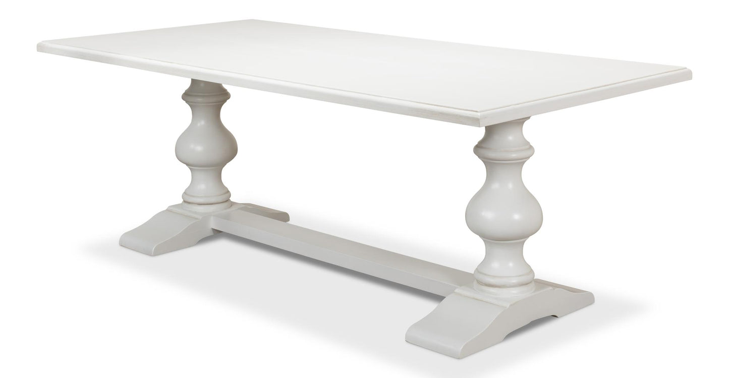 Lionisio Trestle Table, Cortina White