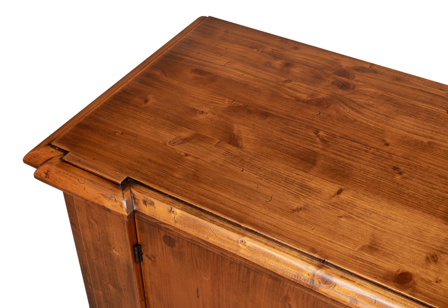 Crested Wall Cabinet,Noce Anticato