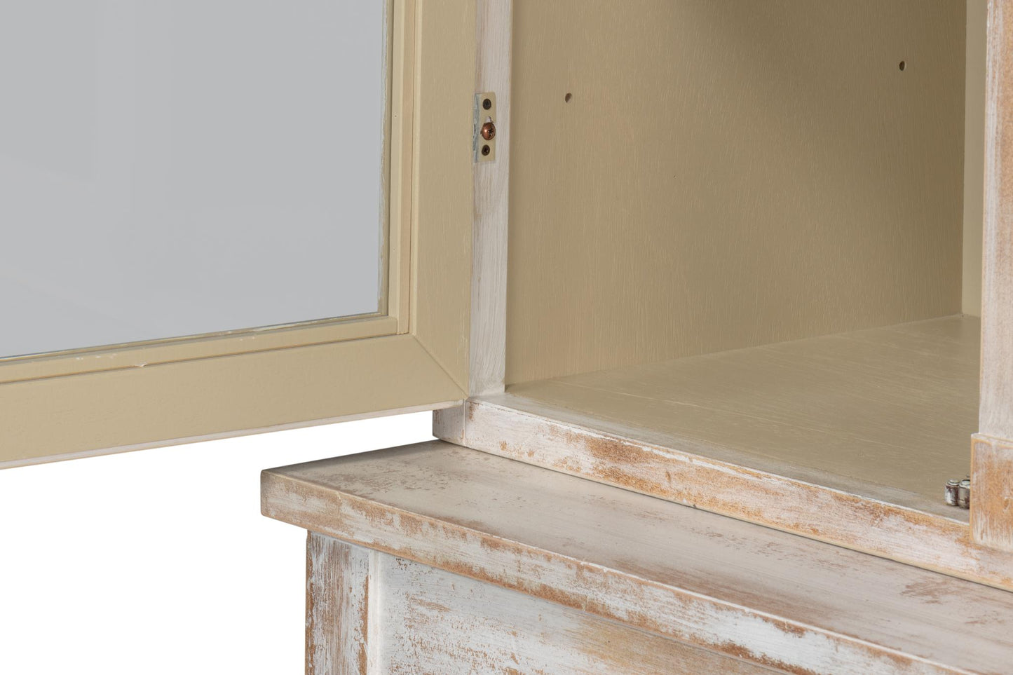 Center Media Unit & Hutch, Disrupted Wht