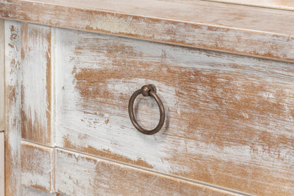 Center Media Unit & Hutch, Disrupted Wht