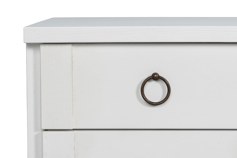 Center Media Base Cortina White