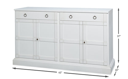 Center Media Base Cortina White