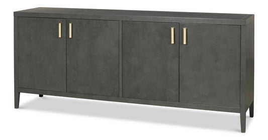 Blanco 4 Door Buffet, Stone Grey