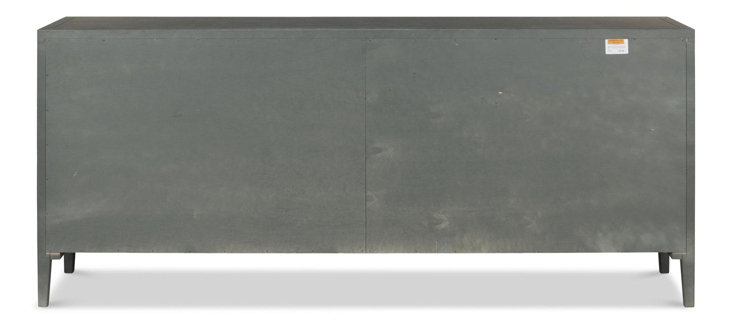 Blanco 4 Door Buffet, Stone Grey