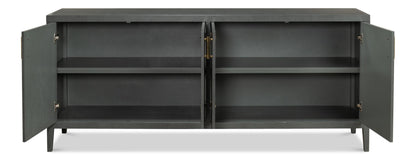 Blanco 4 Door Buffet, Stone Grey