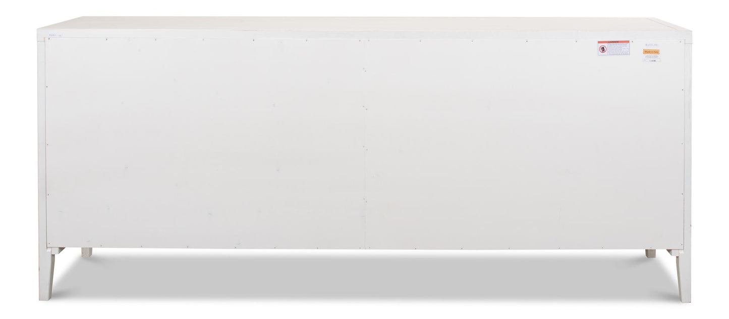 Blanco 4 Door Buffet, Cortina White