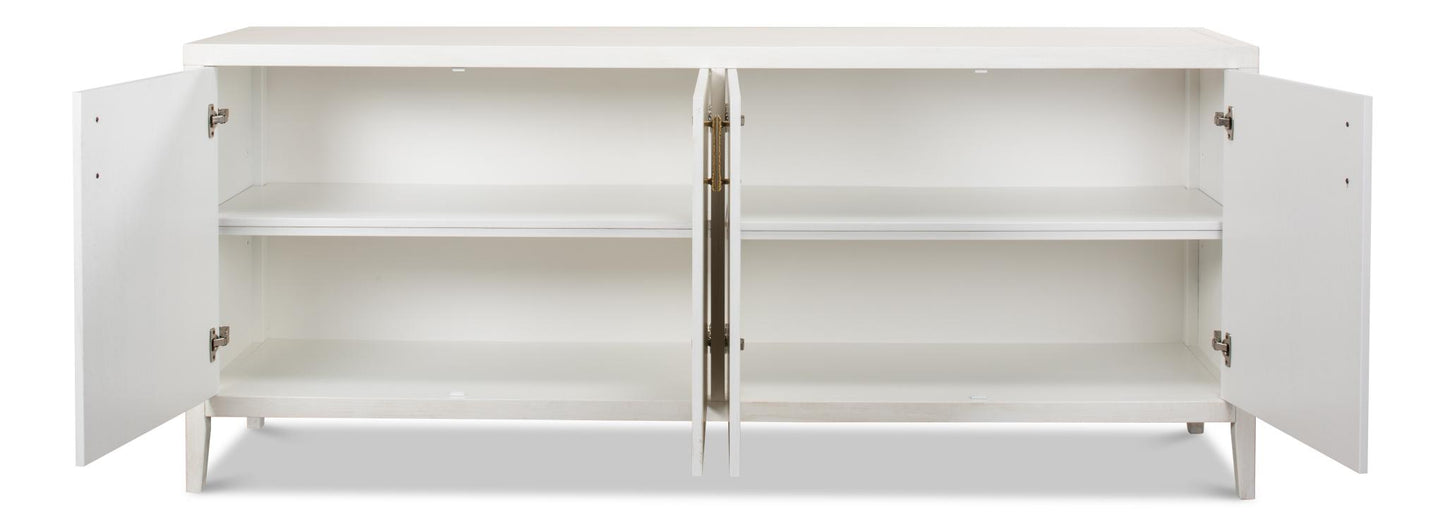 Blanco 4 Door Buffet, Cortina White