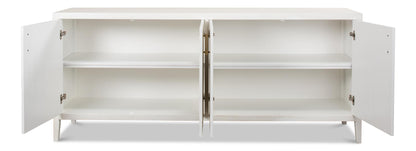 Blanco 4 Door Buffet, Cortina White