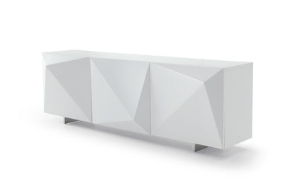 Geneva White Marble Buffet