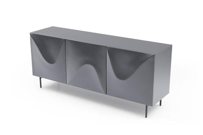 Kaya Buffet - High Gloss Dark Grey