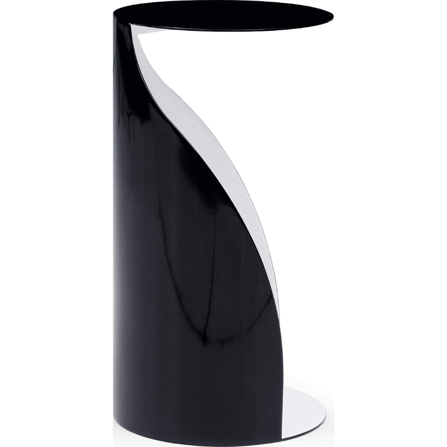 Willie Large Side Table, High Gloss Black