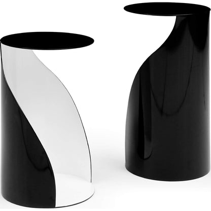 Willie Large Side Table, High Gloss Black