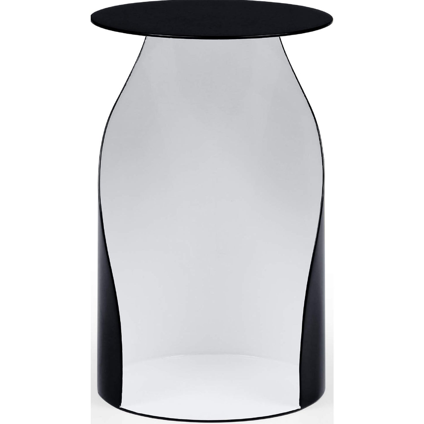 Willie Small Side Table, Gloss Black