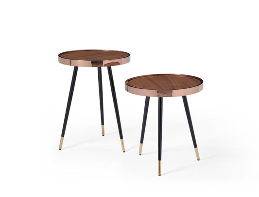 Meli Small Side Table - Walnut
