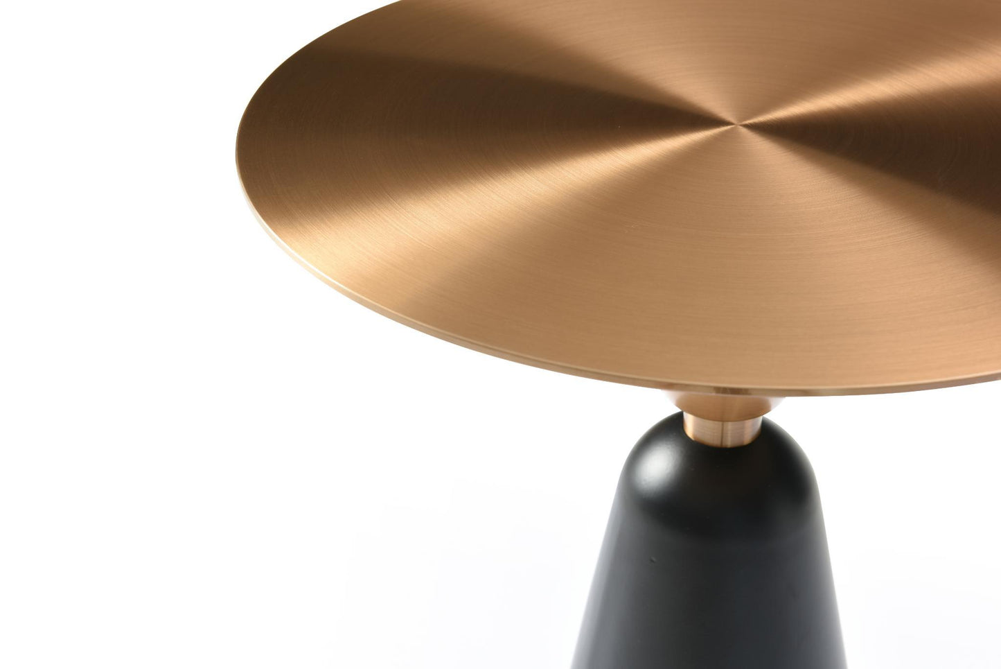 Zora Brushed Brass Side Table