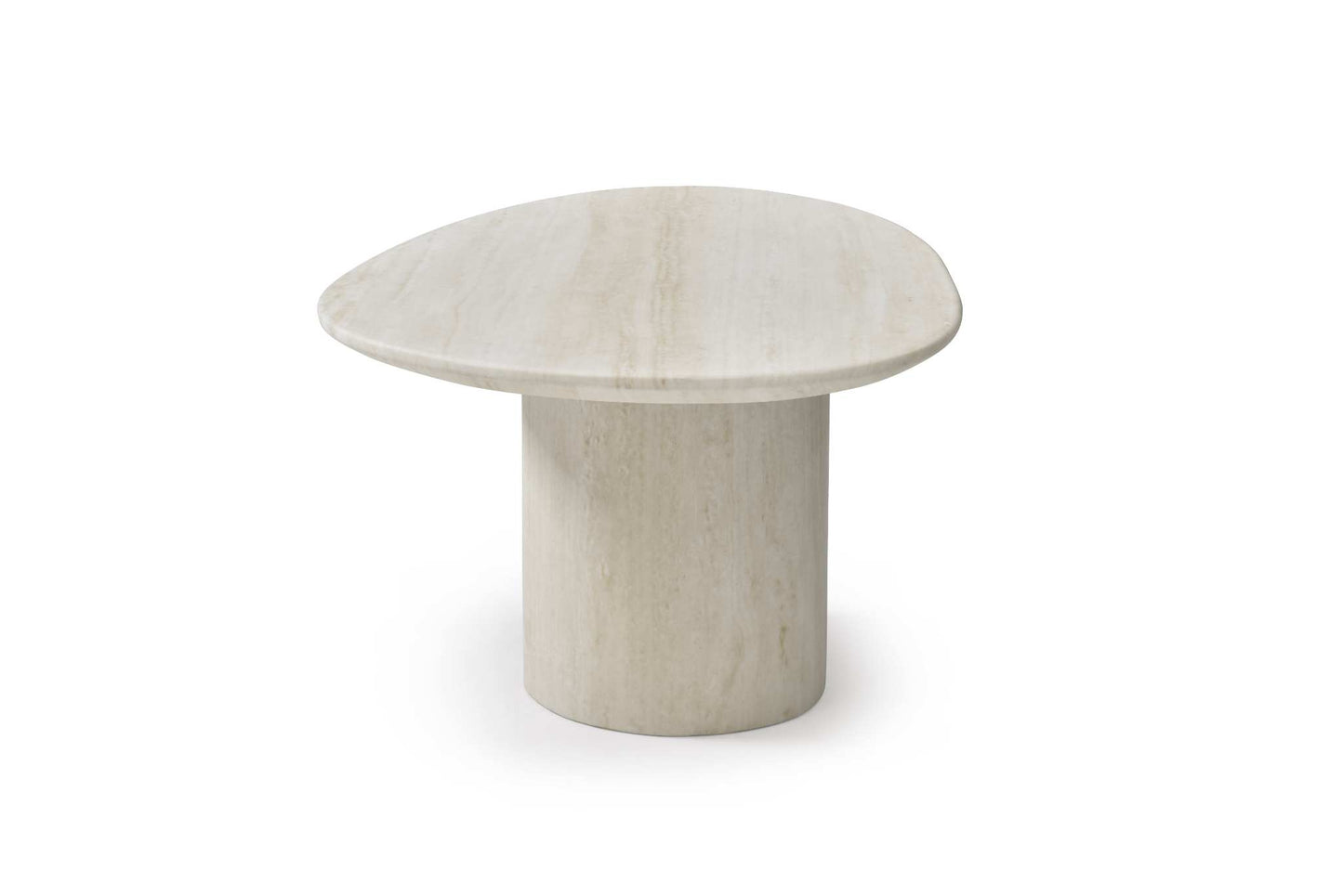 Petra Side Table - Travertine