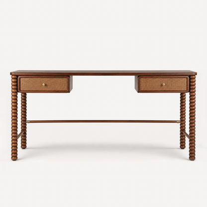 Twist Cane Solid Wood Desk