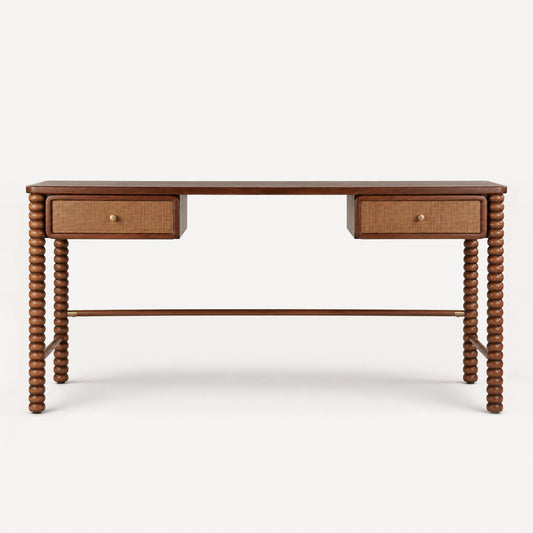 Twist Cane Solid Wood Desk