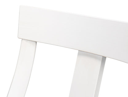 Deco Side Chair, Cortina White - Taupe