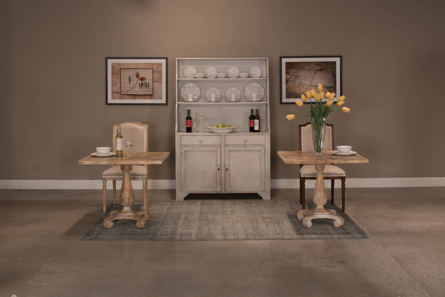 Bistro Table, Antique Oak