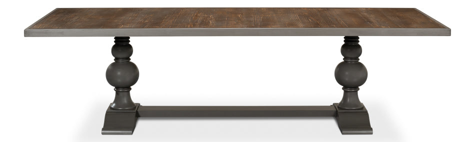 Rectangular Dining Table In Vancastle Grey