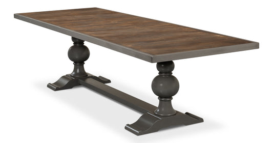 Rectangular Dining Table In Vancastle Grey