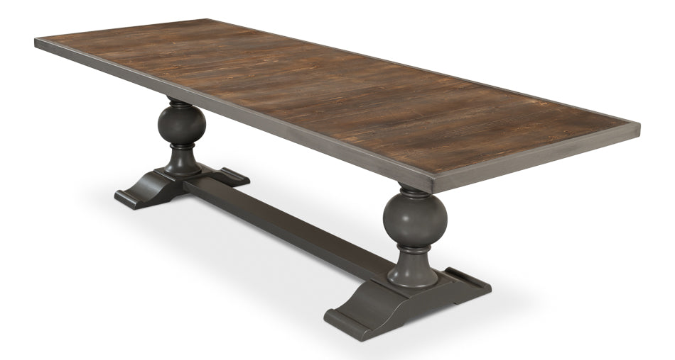 Rectangular Dining Table In Vancastle Grey