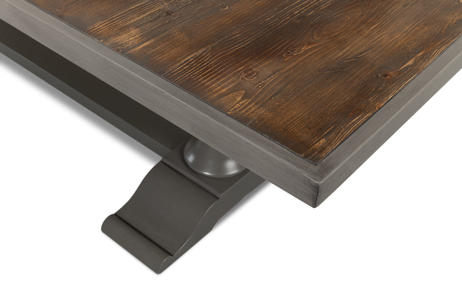 Rectangular Dining Table In Vancastle Grey