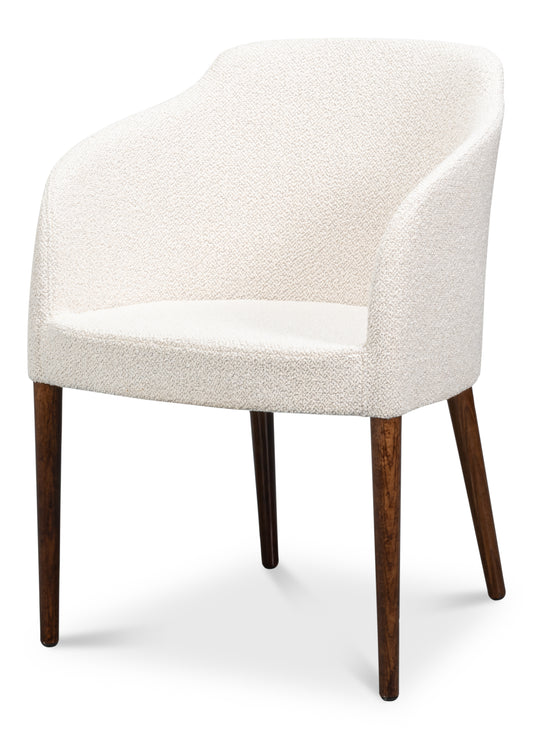 OCCASIONAL CONTEMPORARY CHAIR, WALNUT